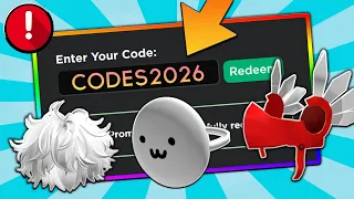 45 NEW CODES ALL 2026 Roblox Promo Codes For ROBLOX FREE Items and FREE UGC 2026 UPDATED