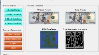 Currency Recognition Matlab Code GUI