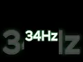 Download Lagu 34Hz Pure Tone Test | Deep Bass Frequency Sound Check | Subwoofer \u0026 Speaker Test