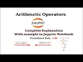 Arithmetic Operators and Expression in Python Precedence Rules Python for Beginners