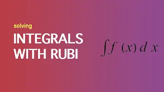 Solving Integrals with Rubi