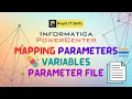 Informatica PowerCenter Mapping Parameters Variables Parameter File Royal IT Skills
