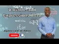 Introduction To Variable Expressions Algebra-1 with Mr Peters