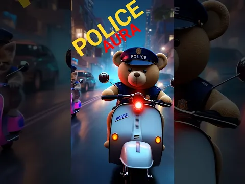 AURA +9999% Tedy bear & Tom Cat aura | GTA Police Patrol #shorts #funny