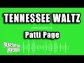Patti Page - Tennessee Waltz Karaoke Version