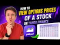 How To View Options Prices Of A Stock On Yahoo Finance