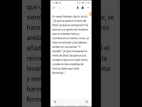 i302 - Lucas 13, 18-21 - EVANGELIO DEL DÍA en Latín, Español y Griego