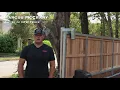 Automatic Wooden Driveway Gate Review DFW Fence Contractor