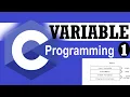 Lecture -06 Variable in c programming Best Explained Part-1