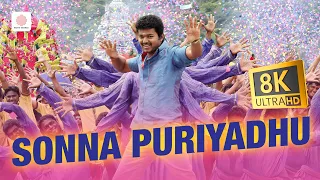sonna puriyadhu 8k 4k video song velayudham vijay hansika vijay antony