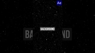 Super Easy Particle Background in After Effects Quick Tutorial