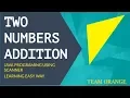 Addition of two numbers java program hindi
