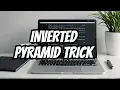 C Program to Print Inverted Left Half Pyramid Pattern in C Programming Language Tutorial