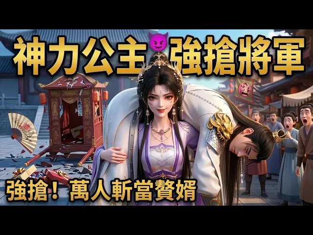 街頭硬扛120斤殺神招為駙馬!婚後嫌他無能懷孕離家,癲狂將軍封城通緝要「算總帳