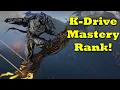 Warframe K-Drive Complete Fast Mastery Rank Farming Method
