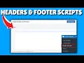 Add Headers and Footer Scripts to WordPress for FREE