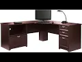 Amazon com Customer reviews Realspace Magellan Performance 71 W L Shape Corner Desk Cherry