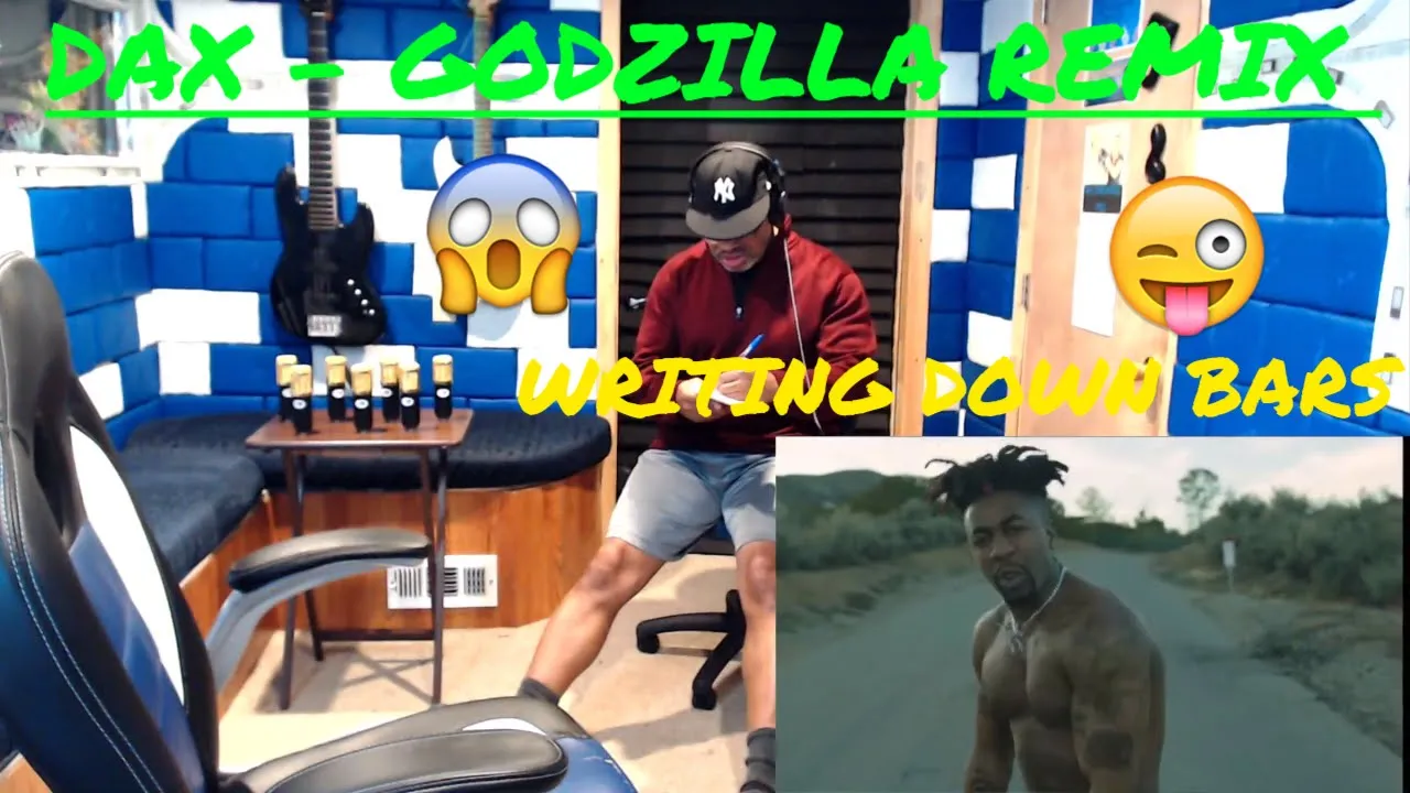 Dax   "GODZILLA" Remix One Take Video - Producer Reaction