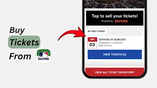 How to Buy Tickets Using MLB Ballpark App 2026 Buy MLB Game Tickets Easily