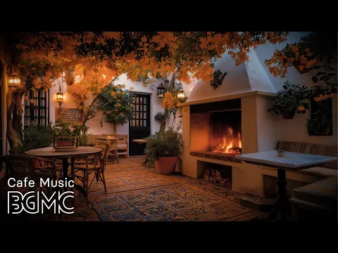 Orange Blossom Terrace Café & Coffee Jazz ☕ Relaxing Bossa Nova for Sleep & Study