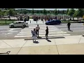 Cops run away from press conference after veteran sets himself on fire at State Capitol