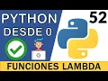 Funciones Lambda en Python Como funcionan Curso Python 3 52