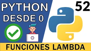 Funciones Lambda en Python Como funcionan Curso Python 3 52