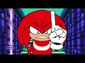 Sonic throws pillar at Knuckles meme