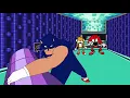 Sonic throws pillar at Knuckles meme