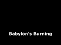 Babylon's Burning - The Ruts - guitar cover
