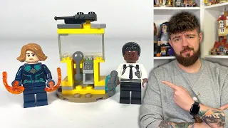 KAPITAN MARVEL I NICK FURY 🔥 LEGO MARVEL 30453 RECENZJA