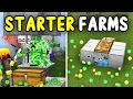 TOP 5 EASIEST STARTER Farms Minecraft Bedrock 26 21