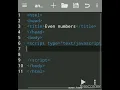 JavaScript Program to Display 1 to N Even Numbers JavaScript Code print 1 to N Even no anWriter