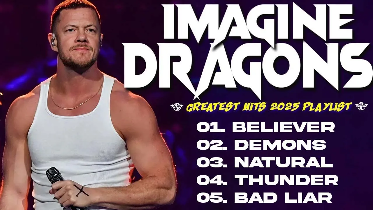 IMAGINE DRAGONS💥Greatest Hits Full Album 2025 | Imagine Dragons Playlist Best Songs💎Demons, Thunder