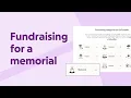 GoFundMe guidance for running a fundraiser for a memorial or funeral