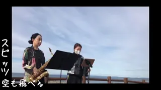 アルトサックス 電子アコーディオン スピッツ 空も飛べるはず 演奏してみた 