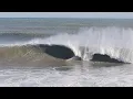 20ft WAVES in NEW JERSEY WINTER SURF December 18 2023