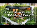 Modern Small House Outdoor Spaces Sleek Patio Rooftop Garden Ideas for Urban Living