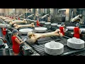 Lagu Inside the Largest  Dish Set Factory | How Animal Bones Are Turned into Plates (Full Process)