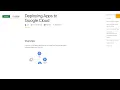 Qwiklabs Deploying Apps to Google Cloud