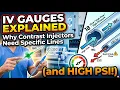 IV Gauges Contrast Injectors Explained Flow Rates PSI and Vessel Safety