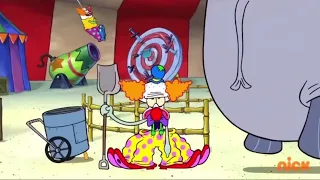 SpongeBob SquarePants Squidward Crushed by a Sea-Elephant Butt