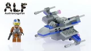 Lego Star Wars 75125 Resistance X-Wing Fighter™ - Lego Speed Build Review