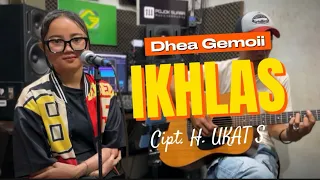 ikhlas rita sugiarto live cover dhea gemoii pojok suara versi akustik