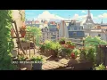 Paris Rooftop Jazz Lofi ⛱️  Study/Calm/Relax [chill lo-fi hip hop beats]