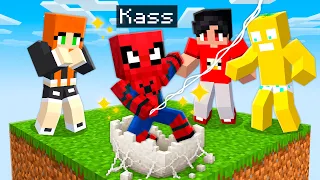 Virei o BEBÊ SUPER HEROI em UM CHUNK no Minecraft!
