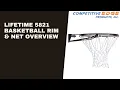 Lifetime 5821 Black Slam-It Rim Great Basketball Hoop Replacement