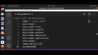 Common String Methods In Ruby