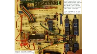 Keypad Matrix with 16 Keys and multiple key press processing