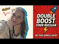 Double BOOST Your RUSSIAN by this Simple Hack